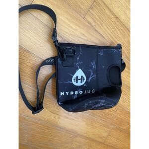 Hydro Jug Insulating‎ Sleeve Bag Black Marble Color With Straps